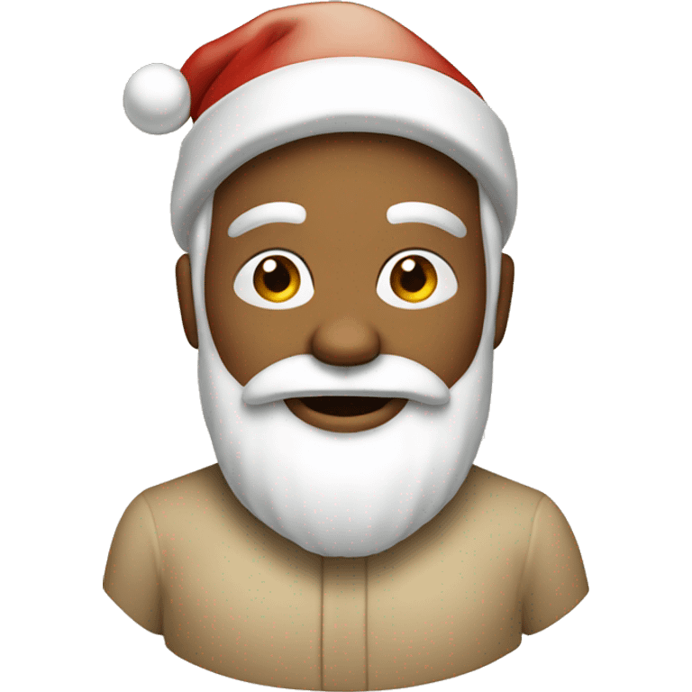 Beige santa claus emoji