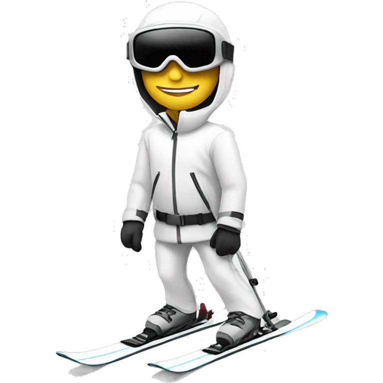 White ski emoji