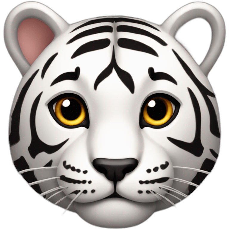 Lovable tiger head emoji