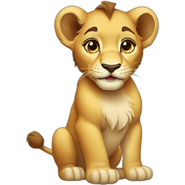 Lion cub emoji