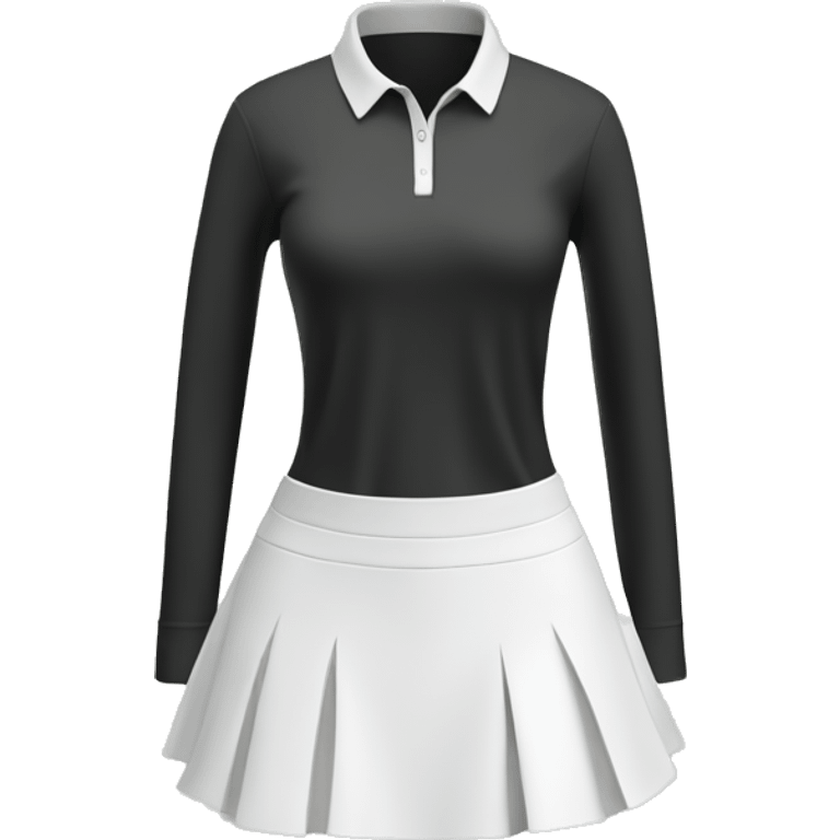 white golf skirt emoji