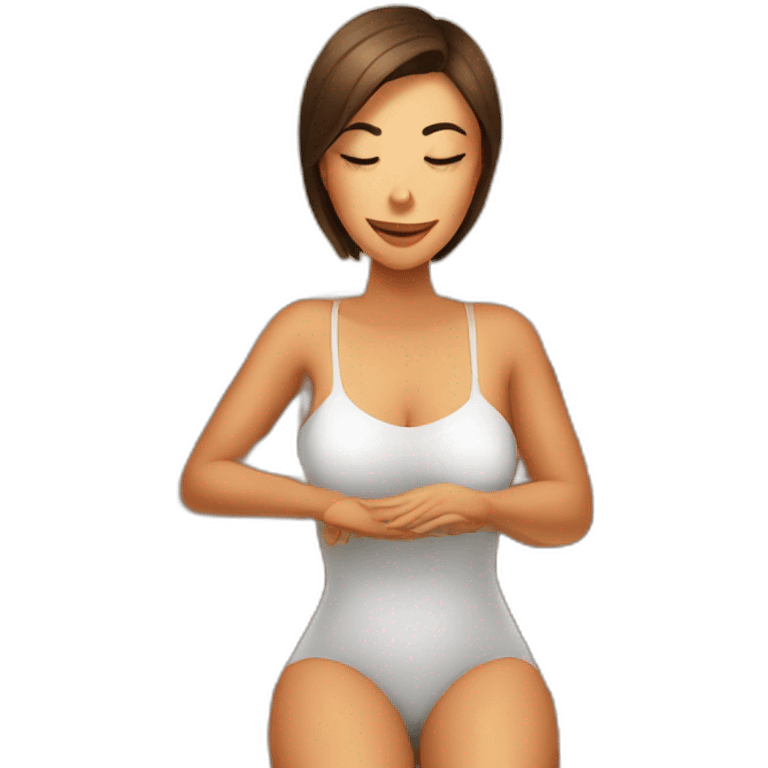 woman in finish sauna emoji