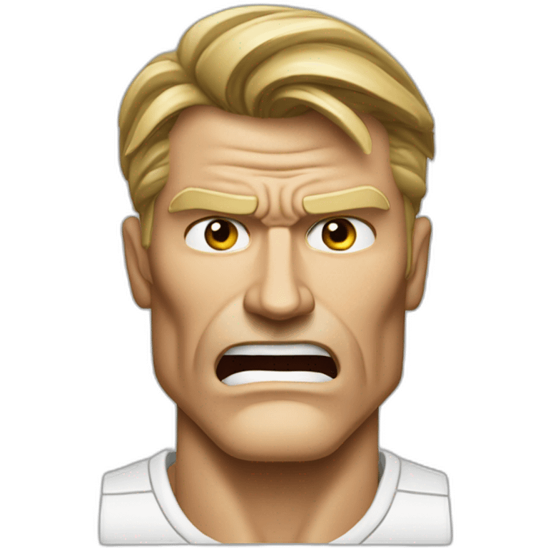 dolph-lundgren-laborant-angry emoji