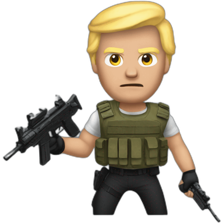 trump playing counter strike emoji