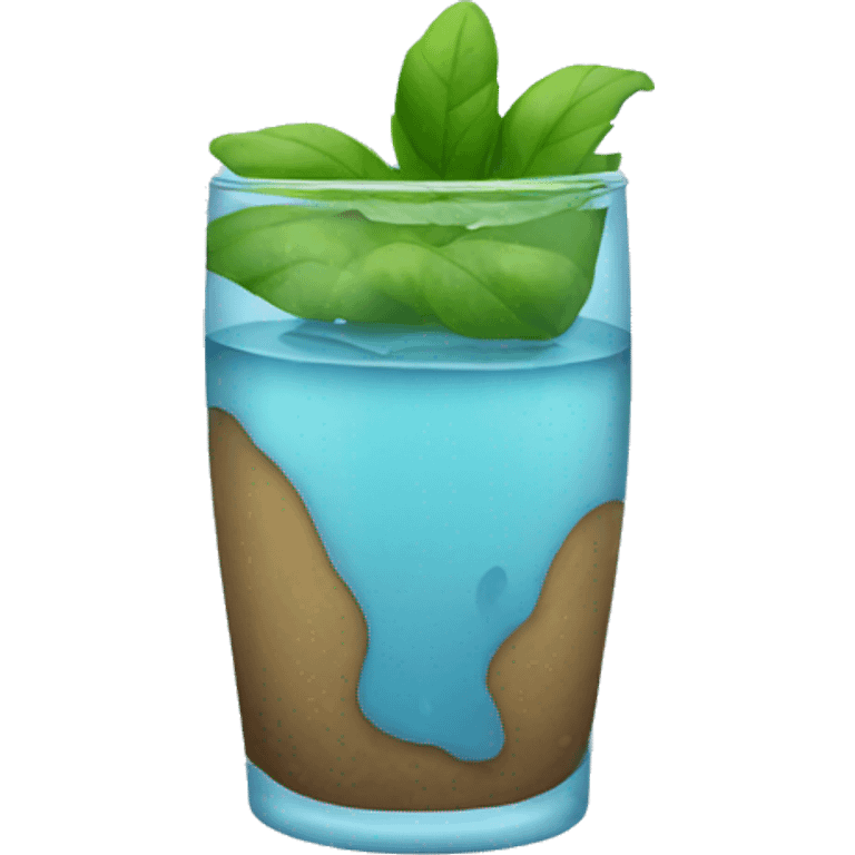 vaso de agua  emoji