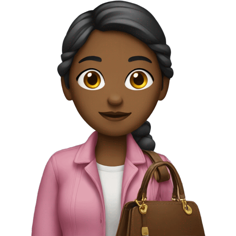 Girl with a purse  emoji