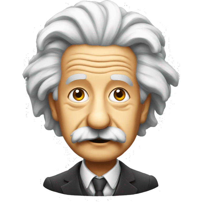 albert einstein emoji head emoji