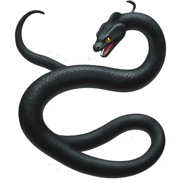 black serpent emoji