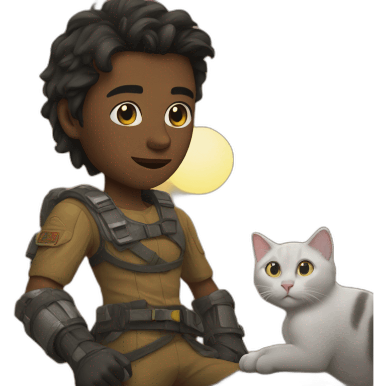 hero + cat emoji