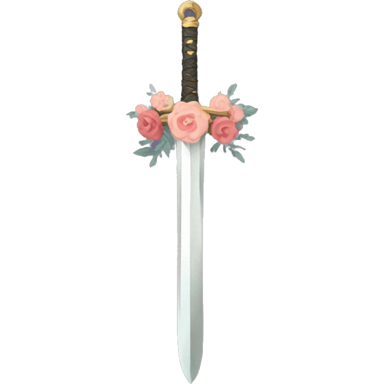 sword with florals emoji