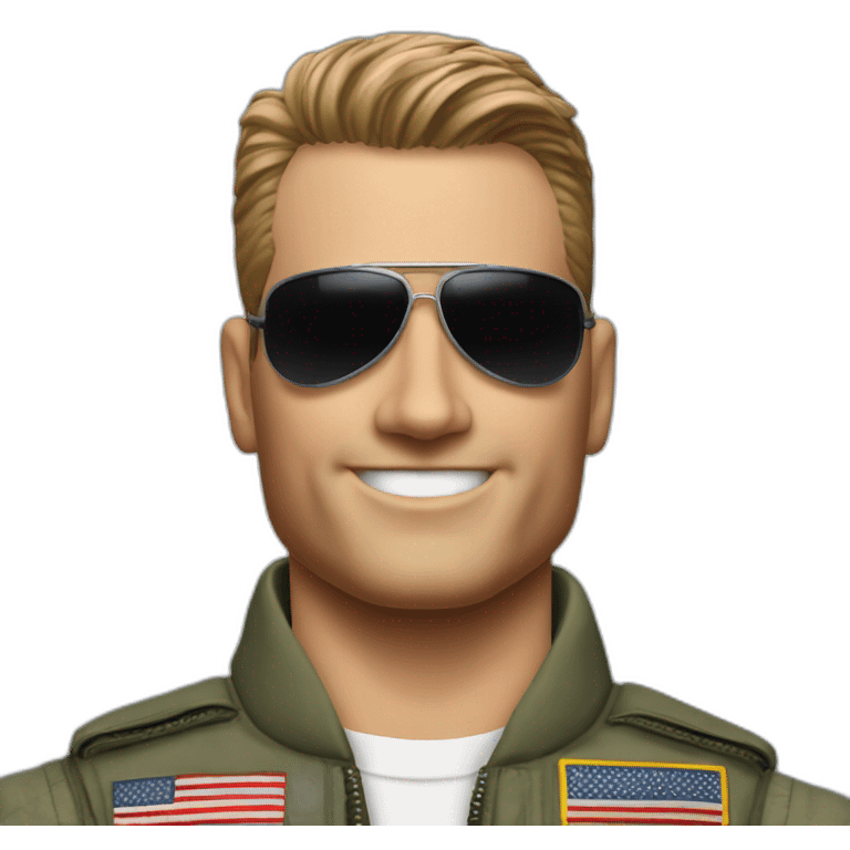 Nick "Goose" Bradshaw in top gun emoji