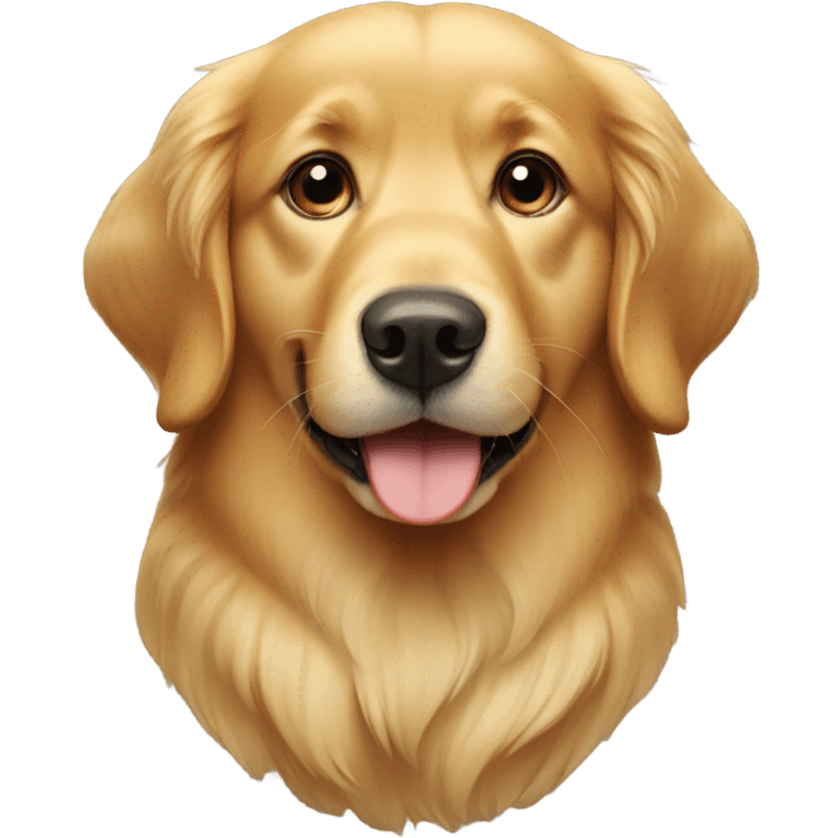 Golden retriever face emoji