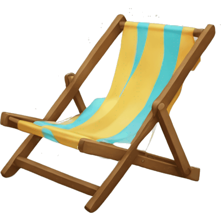 Beach chair emoji