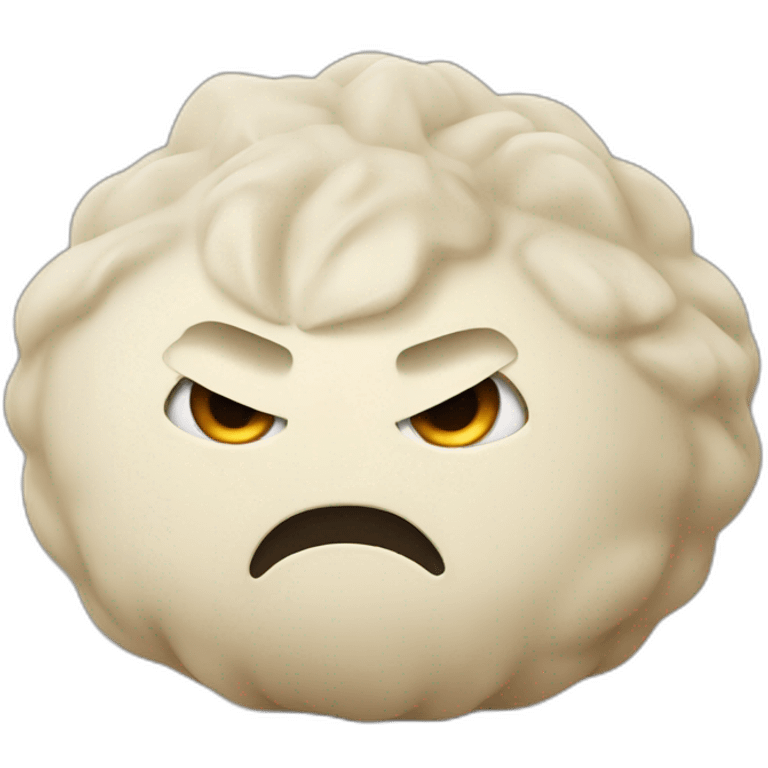 angry dumpling emoji