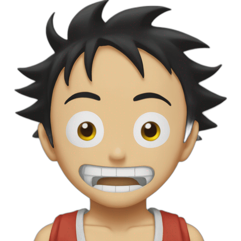 Luffy one piece emoji