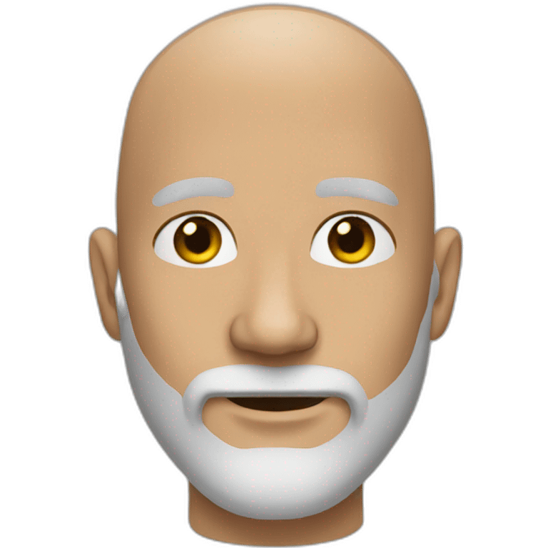 bald man grey beard emoji