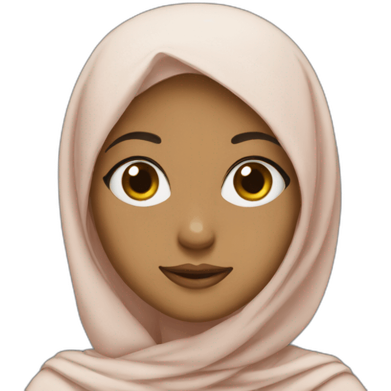 Girl hijab teacher emoji