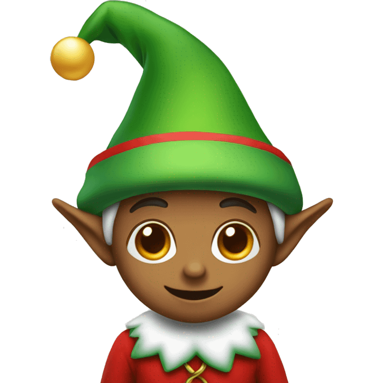 christmas elf cute emoji