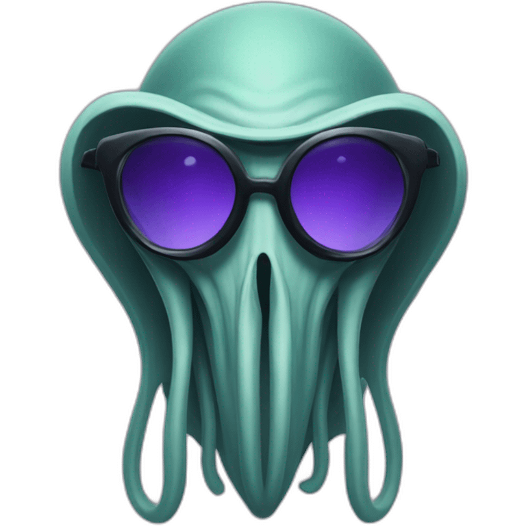 illithid face with sunglasses  emoji