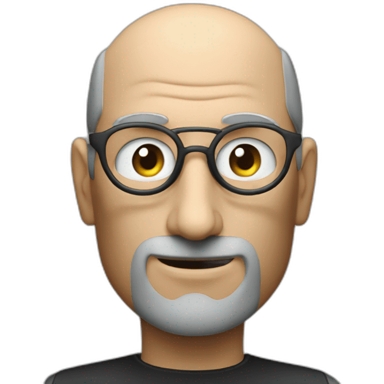 Steve jobs with usb c emoji