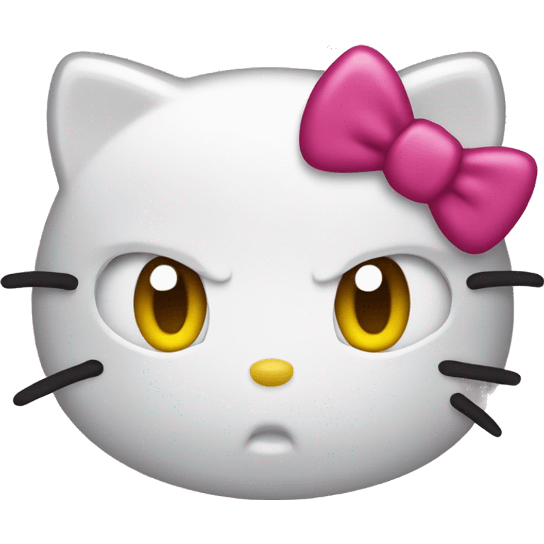 Evil hello kitty  emoji