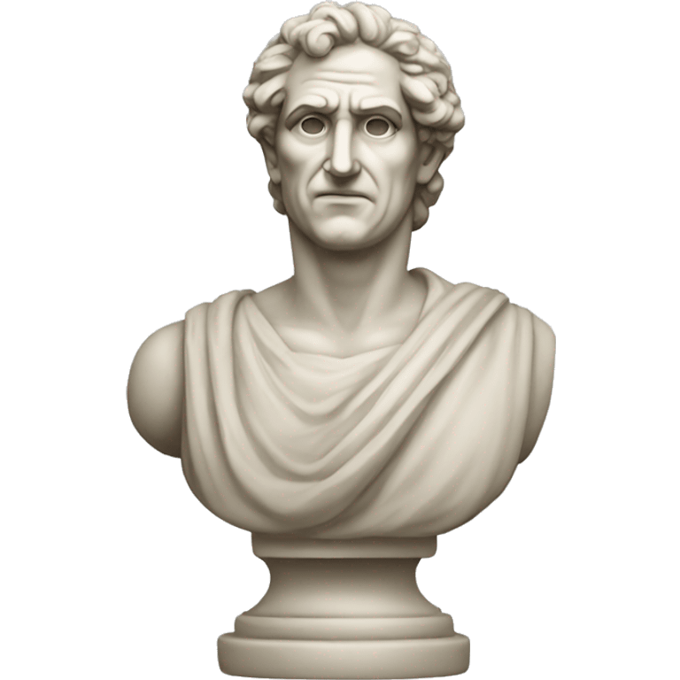 Greek statue of a smart man emoji