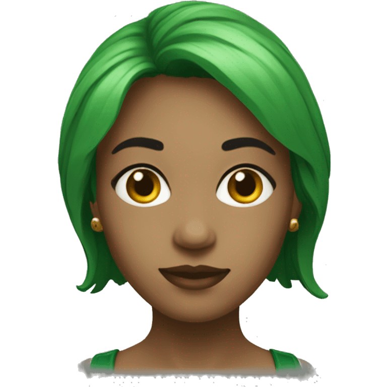 Mulher loira de olho verde  emoji