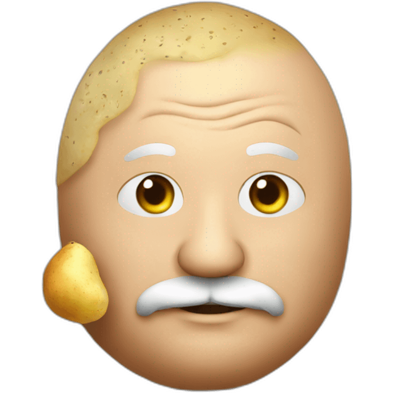 Lukashenka holds a potato in his hand emoji