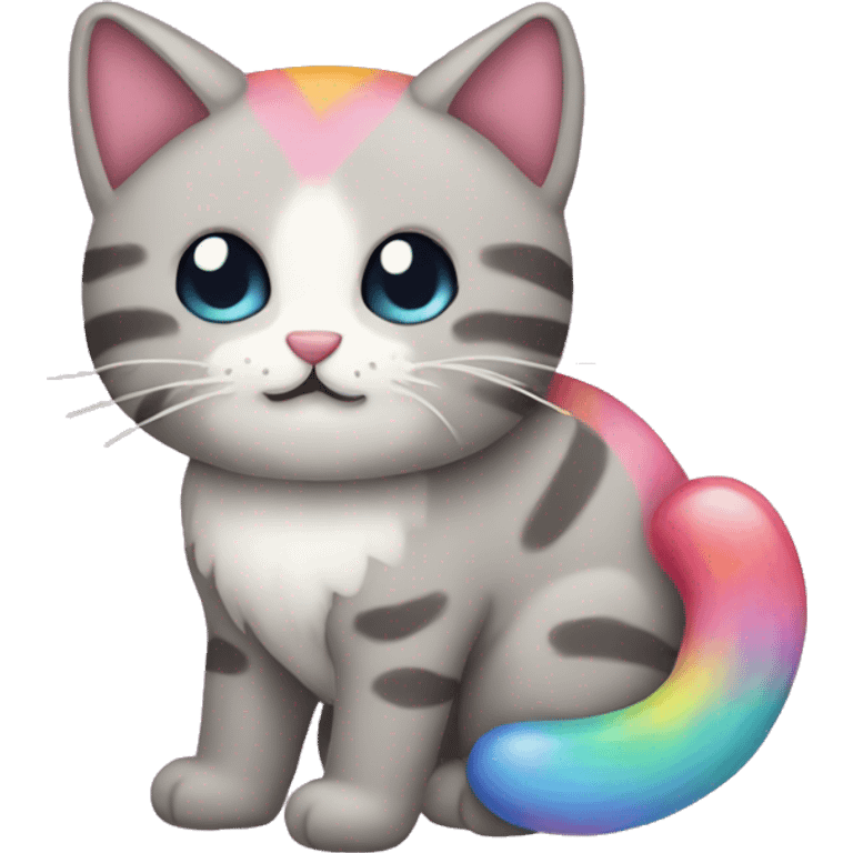 Nyancat avec des coeur emoji