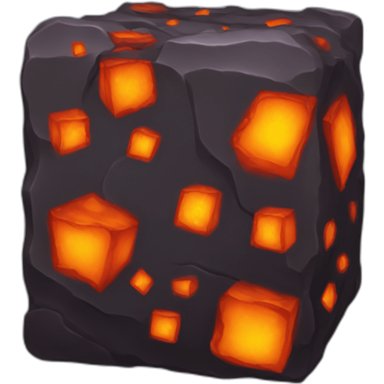 Lava cube emoji