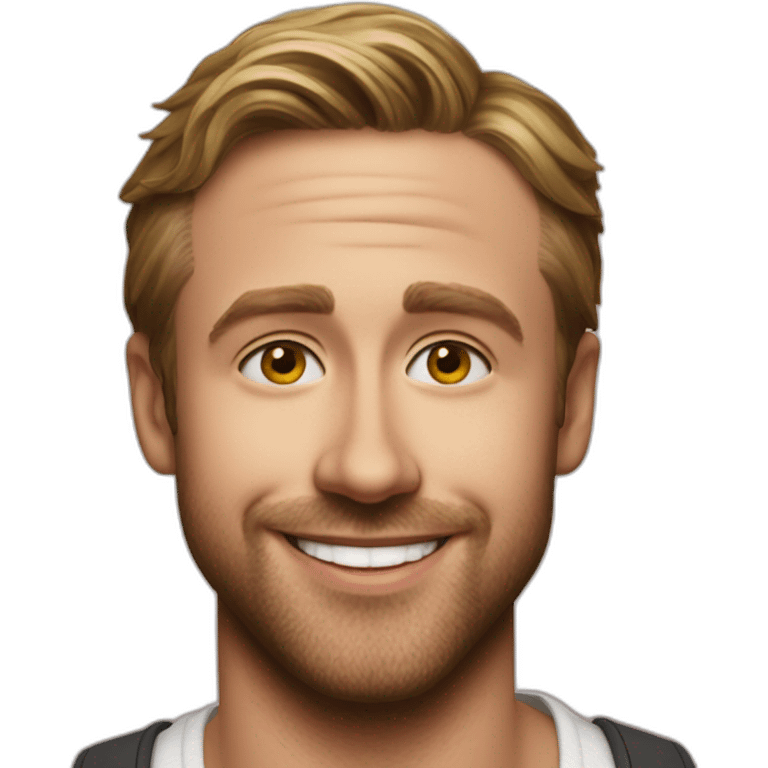 Ryan Gosling smiles emoji