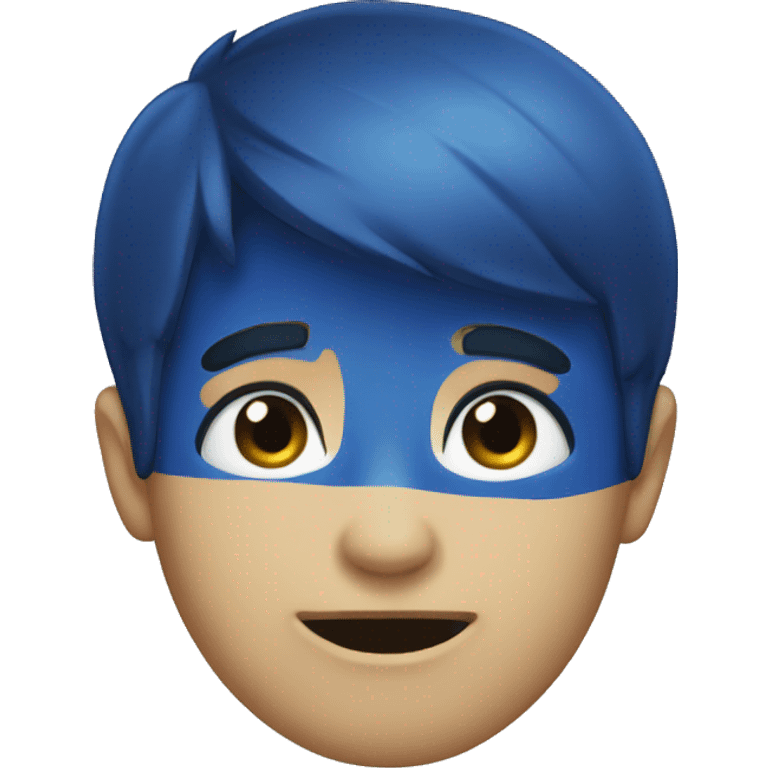 deep blue circle emoji