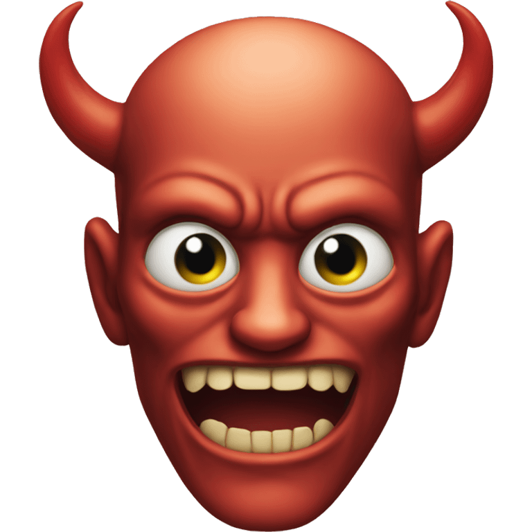 Demon with censored emoji