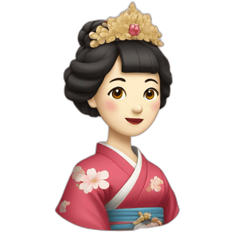 Une reine japonaise  emoji