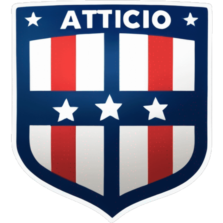 Logo du football club de foot de l’Atletico Madrid emoji