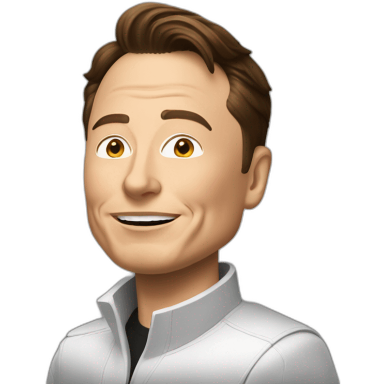 Elon Musk qui joue emoji