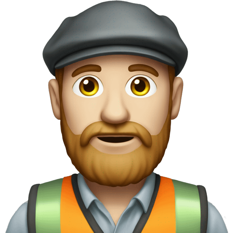 Realistic Irishman worker emoji