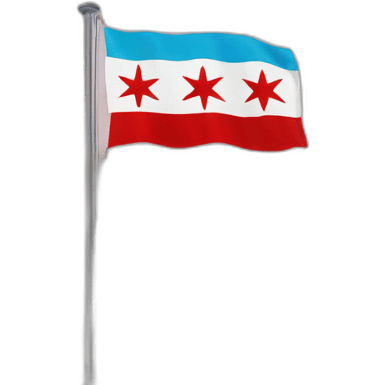 Chicago flag emoji