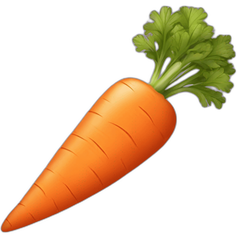 carrot with gold emoji