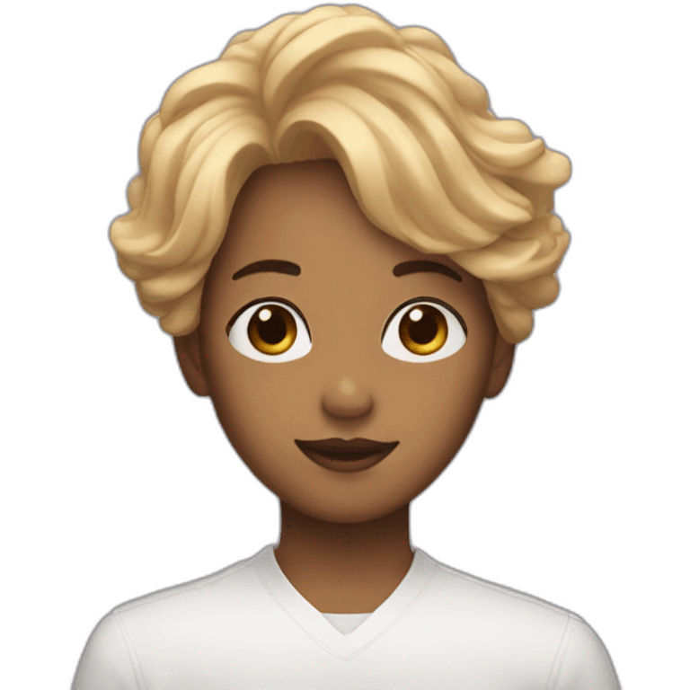 v from bts as a woman emoji