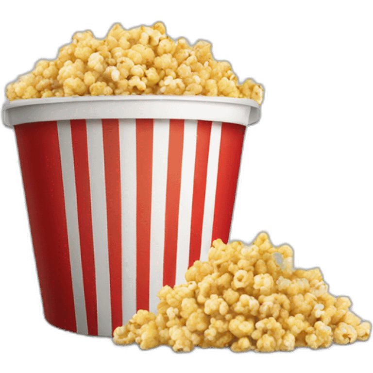 bucket of pop corn emoji