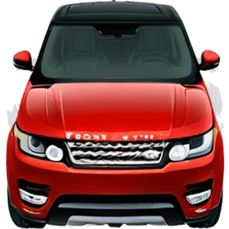 Red Range Rover sport emoji