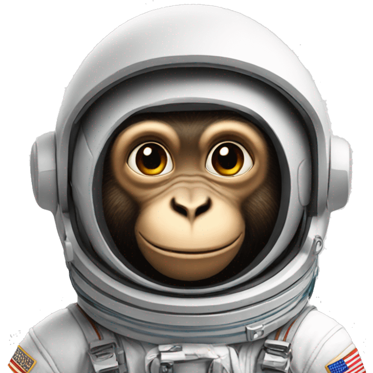 Monkey astronaut  emoji