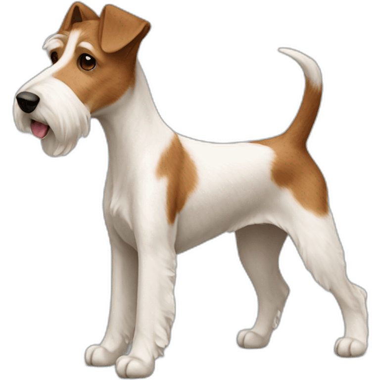 brown short haired fox terrier emoji