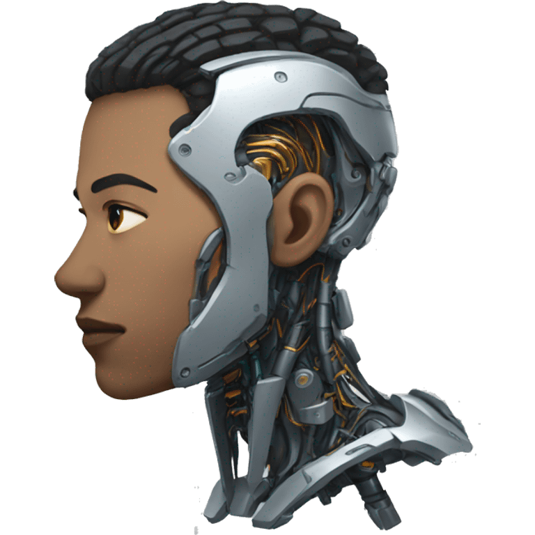 cyborg mindblowing emoji