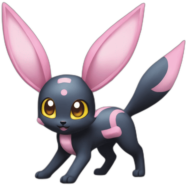 Umbreon and sylveon fuze emoji