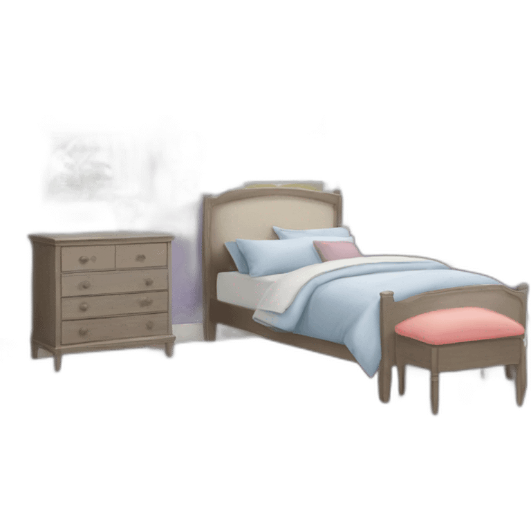 Lesbian bedroom emoji