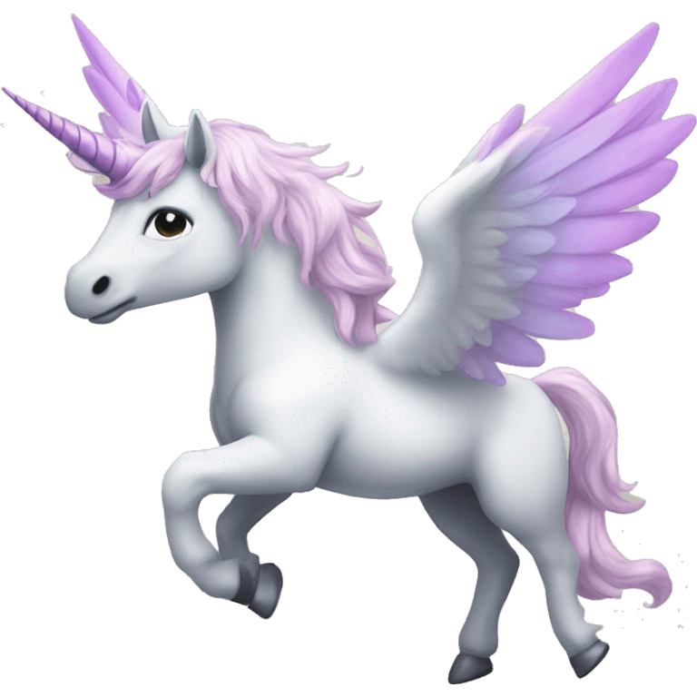 Winged unicorn emoji