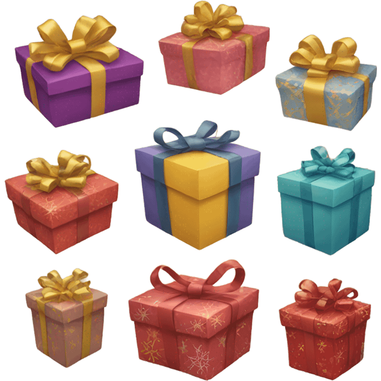 New Year's gifts emoji