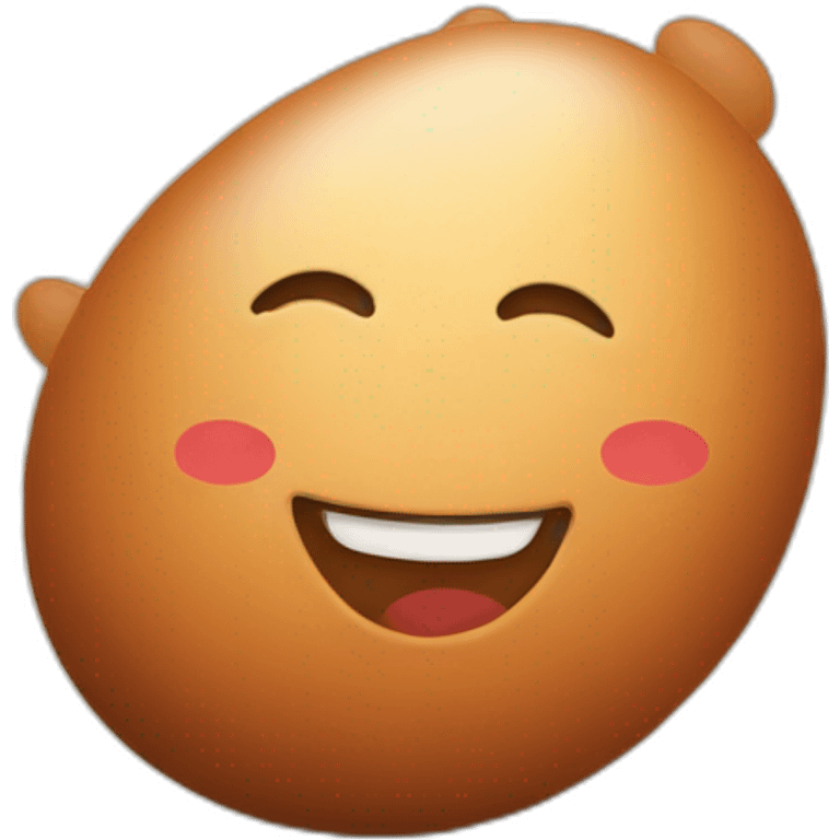  Happy Brown egg emoji